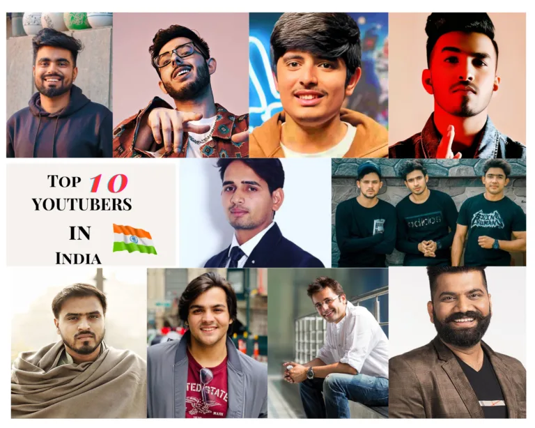 Top 10 Youtubers in India with most Subscribers