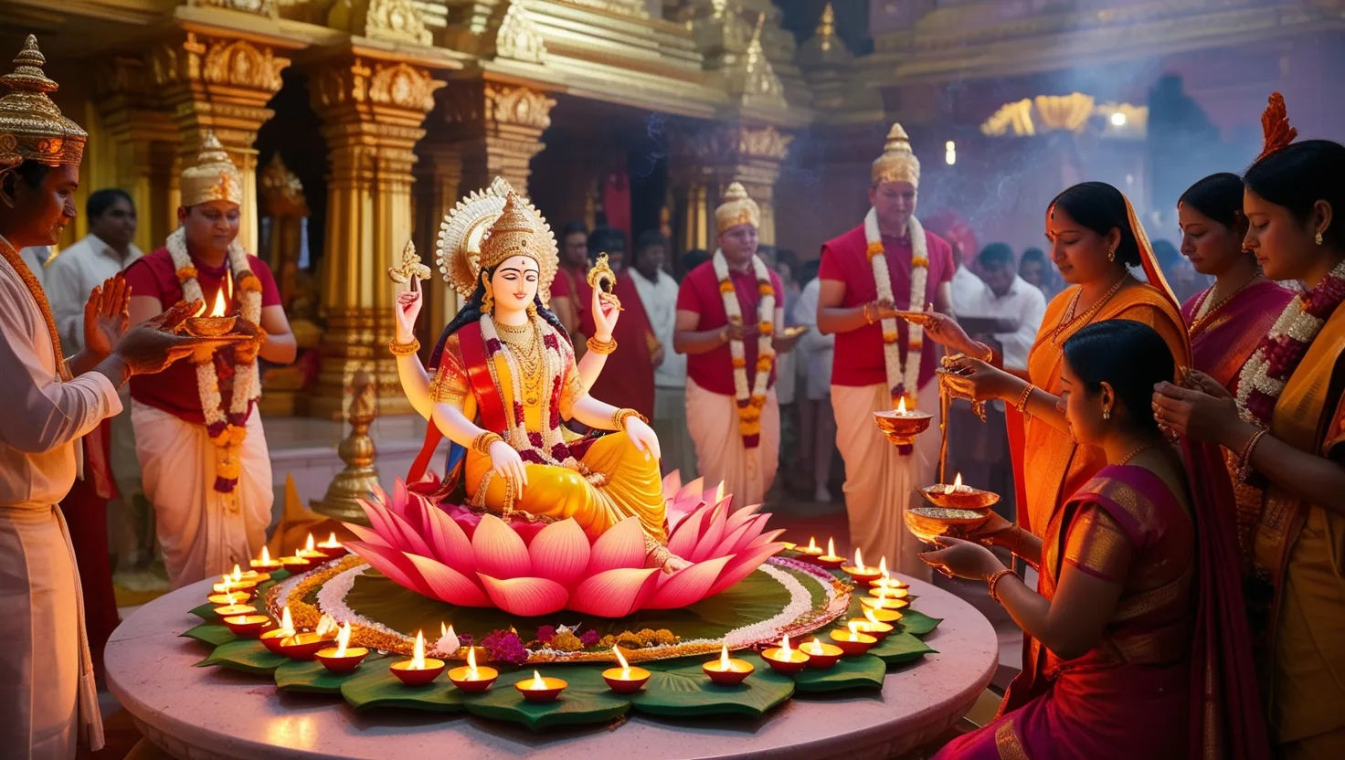 Worship of Goddess Lakshmi